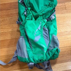 L.L. Bean Green and Gray Daypack Backpack
